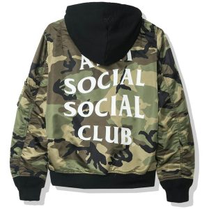 Anti Social Social Club Urus MA1 Jacket Camo | Fragment Clothing Streetwear