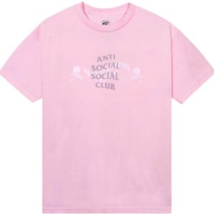 Anti Social Social Club x Mastermind Mind Tee Light Pink | Fragment Clothing Streetwear - View 2