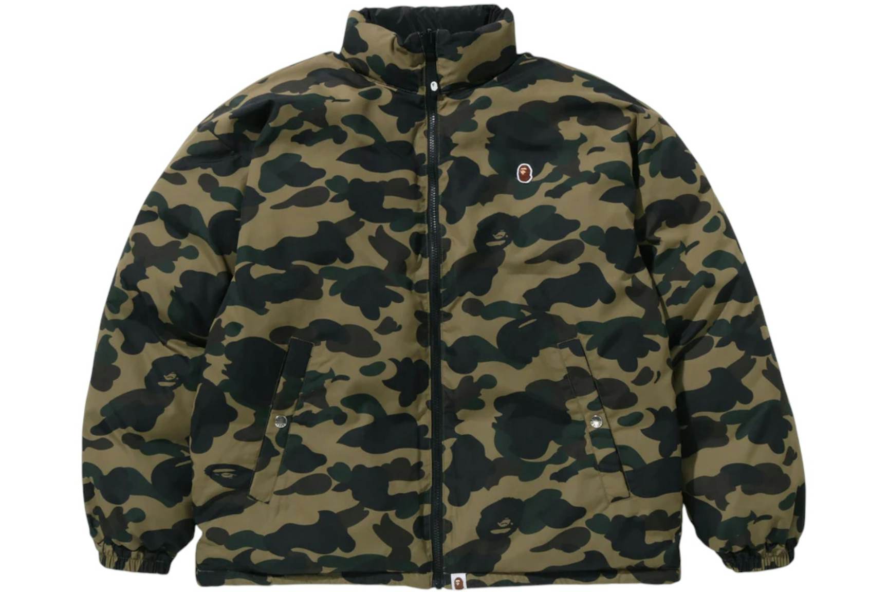 BAPE 1st Camo Reversible Down Jacket (FW25) Green (1) BAPE 1st Camo Reversible Down Jacket (FW25) Green (1) | Fragment Clothing Streetwear