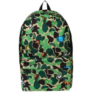 BAPE ABC Milo All Friends Large Backpac(SS25) Green (3) | Fragment Clothing
