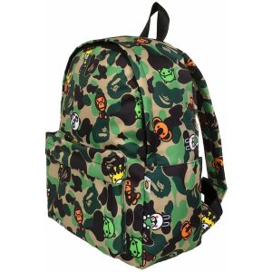 BAPE Baby Milo Medium Backpack Green (3) | Fragment Clothing