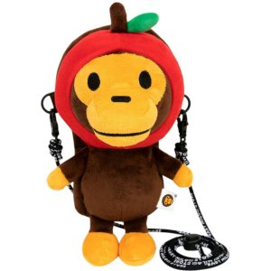BAPE Baby Milo Plush Mobile Bag Bright Red (1) | Fragment Clothing