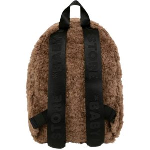 BAPE Baby Milo Sherpa fur Mini Backpack Coffee (1) | Fragment Clothing
