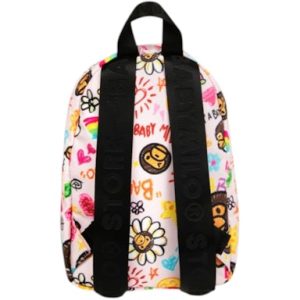 BAPE Baby Milo Soft Mini Backpack Pale Pink (1) | Fragment Clothing