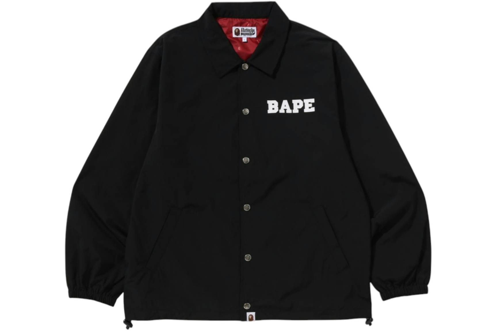 BAPE College Coach Jacket (SS25) Black BAPE College Coach Jacket (SS25) Black | Fragment Clothing Streetwear