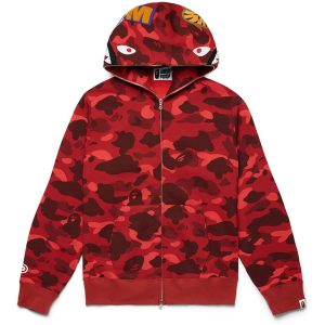 BAPE Color Camo Shark Full Zip Hoodie (1) | Fragment Clothing Streetwear