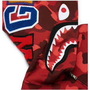 BAPE Color Camo Shark Full Zip Hoodie (4) | Fragment Clothing Streetwear