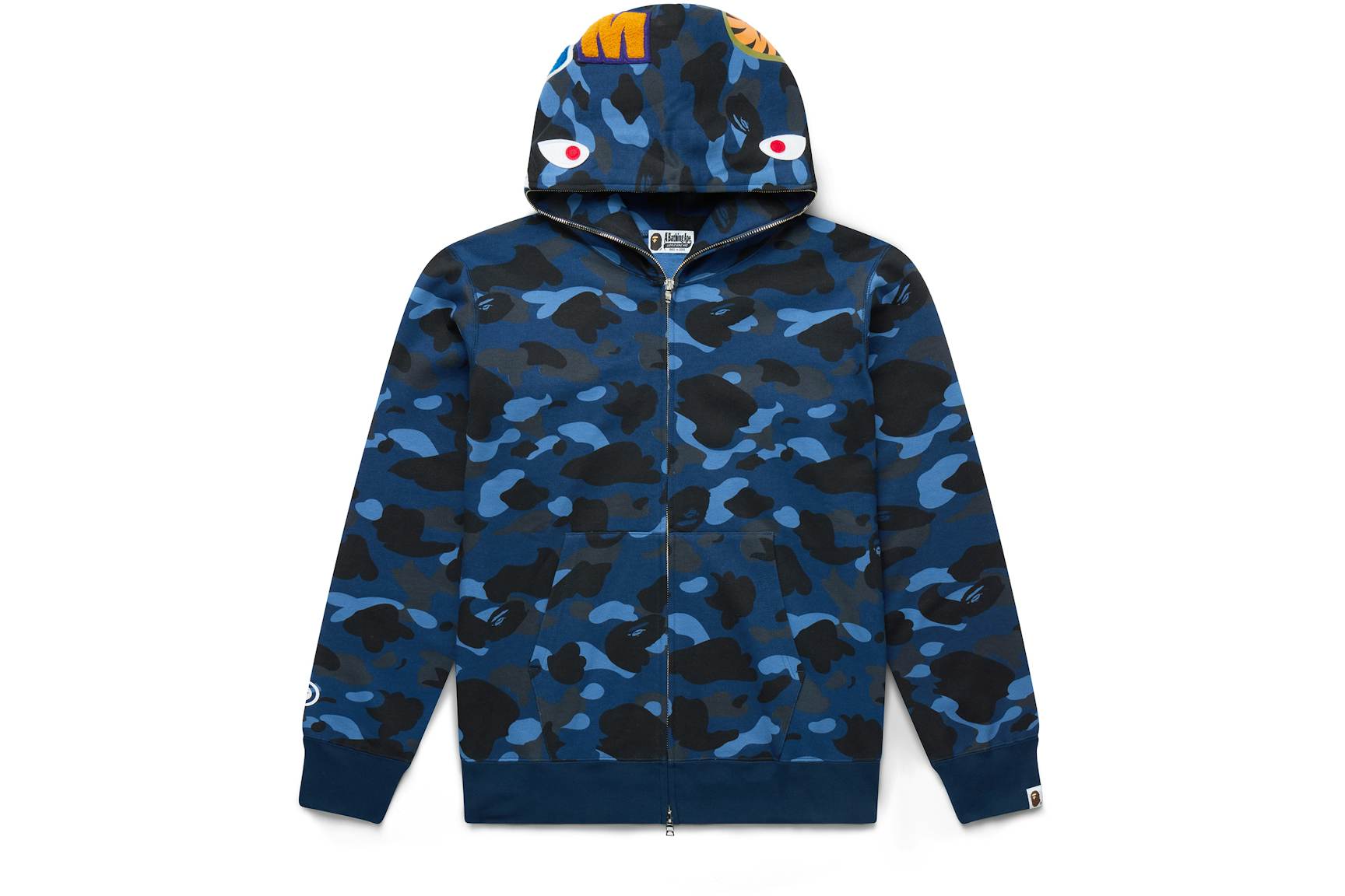 BAPE Color Camo Shark Full Zip Hoodie Blue (1) BAPE Color Camo Shark Full Zip Hoodie Blue (1) | Fragment Clothing Streetwear