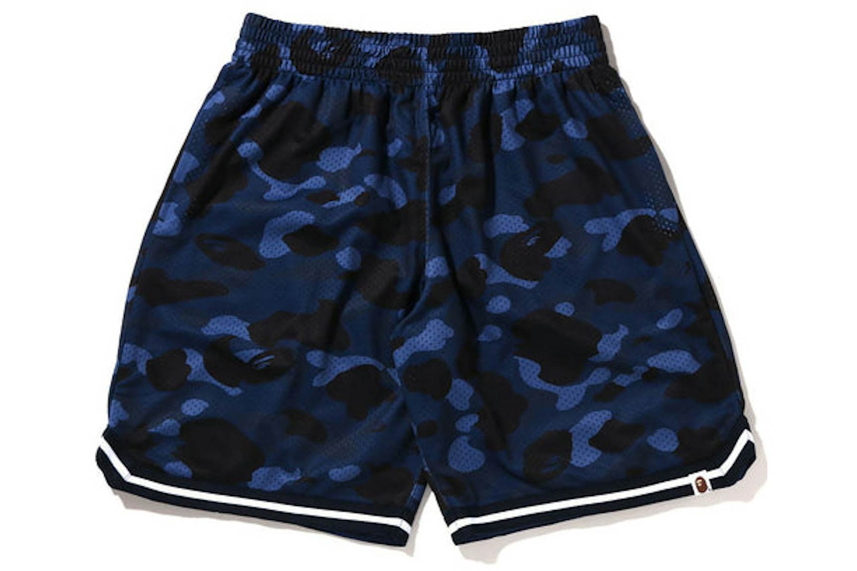 BAPE Color Camo Wide Fit Basketball Shorts Navy BAPE Color Camo Wide Fit Basketball Shorts Navy | Fragment Clothing Streetwear