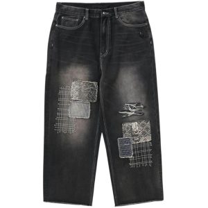 BAPE Sashiko Patchwork Jeans (1) | Fragment Clothing