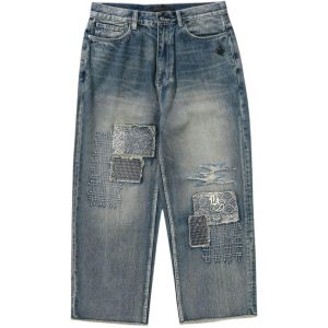 BAPE Sashiko Patchwork Jeans (2) | Fragment Clothing