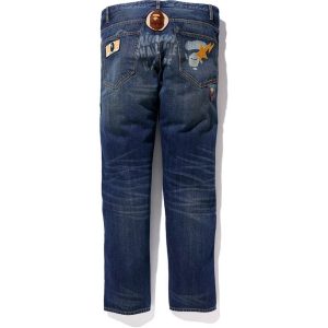 BAPE Slim Fit Crazy Patch Jeans (2) | Fragment Clothing