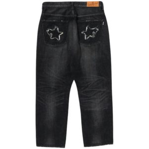 BAPE Sta Patch Work Loose Fit Denim Pants | Fragment Clothing