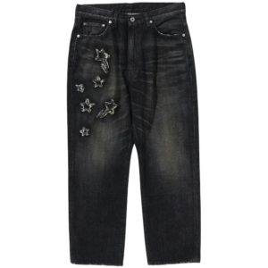 BAPE Sta Patch Work Loose Fit Denim Pants | Fragment Clothing
