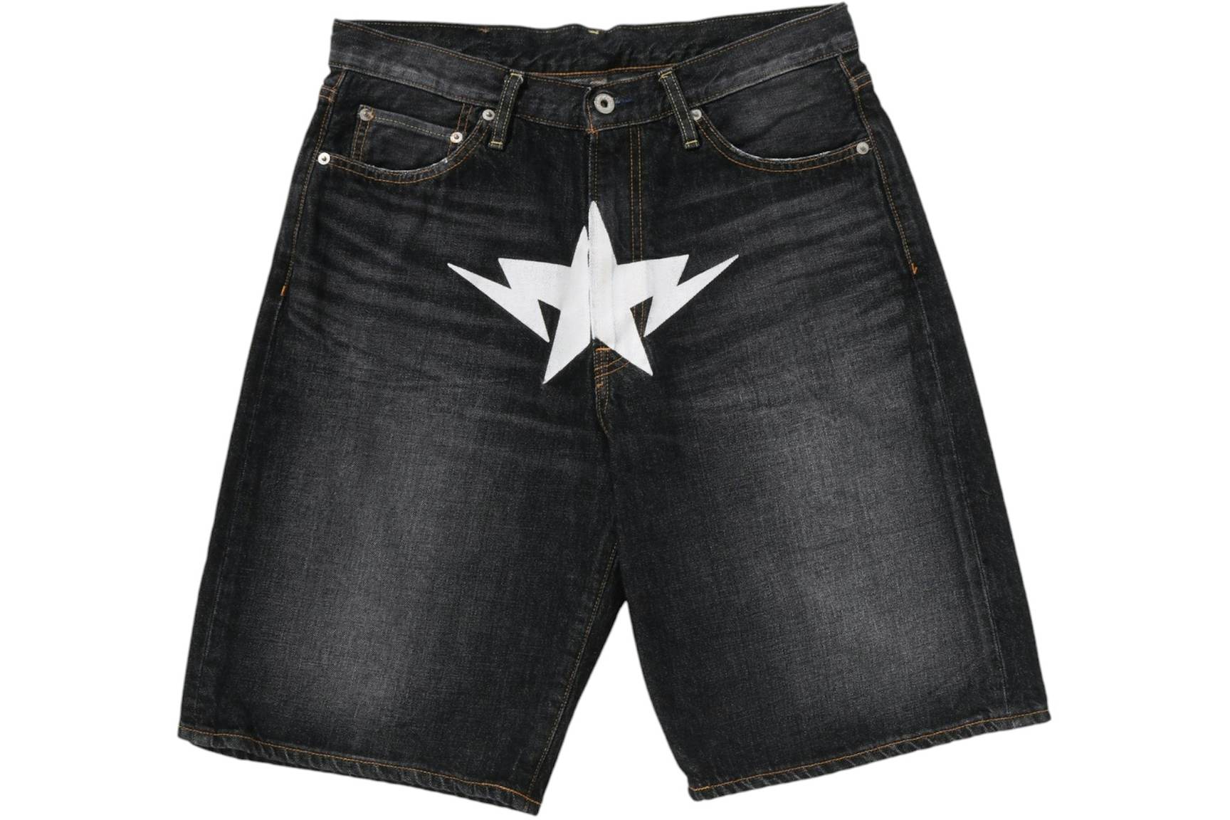 BAPE Twin Sta Relaxed Fit Denim Shorts Shorts BAPE Twin Sta Relaxed Fit Denim Shorts Shorts | Fragment Clothing Streetwear