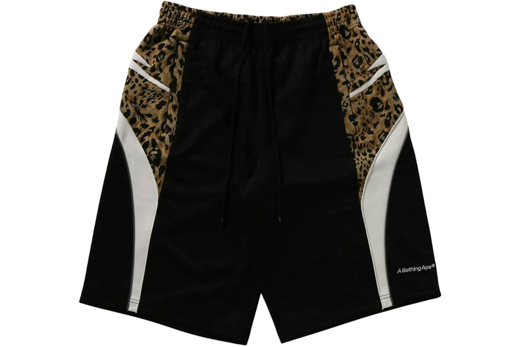 BAPE Wild Leopard Pattern Knee Length Oversized Fit Track Shorts (1) BAPE Wild Leopard Pattern Knee Length Oversized Fit Track Shorts (1) | Fragment Clothing Streetwear