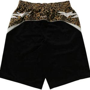 BAPE Wild Leopard Pattern Knee Length Oversized Fit Track Shorts (2) | Fragment Clothing Streetwear