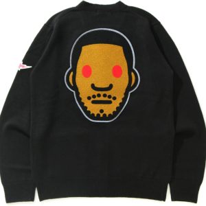 BAPE x Kid Cudi Cardigan Black (2) | Fragment Clothing