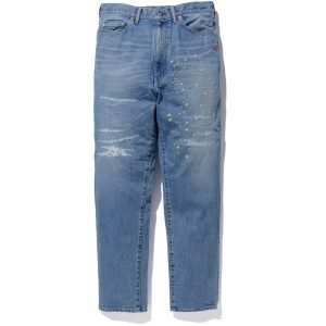 BAPE x Kid Cudi Damaged Denim Pants Light Wash (1) | Fragment Clothing