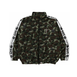 BAPE x Saint Mxxxxxx Heart Camo Track Jacket Olive | Fragment Clothing Streetwear