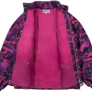 BAPE x Spotify x Central Cee Puffer Jacket Purple (3) | Fragment Clothing Streetwear