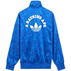 BAPE x adidas All Over Print SSTR Track Jacket Blue (2) | Fragment Clothing Streetwear