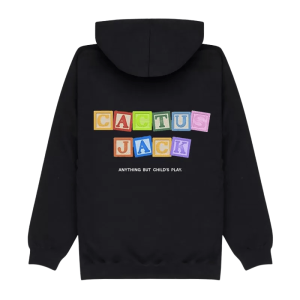 Black Cactus Jack Hoodie 2 | Fragment Clothing Streetwear