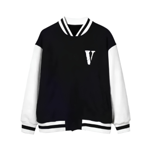 Black Live Vlone Die Vlone Baseball Jacket