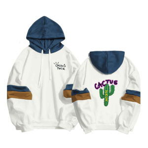 Cactus Jack White Blue Patches Hoodie 1 | Fragment Clothing Streetwear