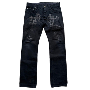 Chrome Hearts Cross Patch BlackBlack Jeans (1) | Fragment Clothing