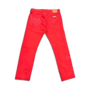 Chrome Hearts Cross Patch Jeans Red | Fragment Clothing