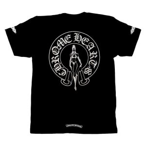 Chrome Hearts Deadly Doll Horseshoe T-Shirt Black | Fragment Clothing - View 2