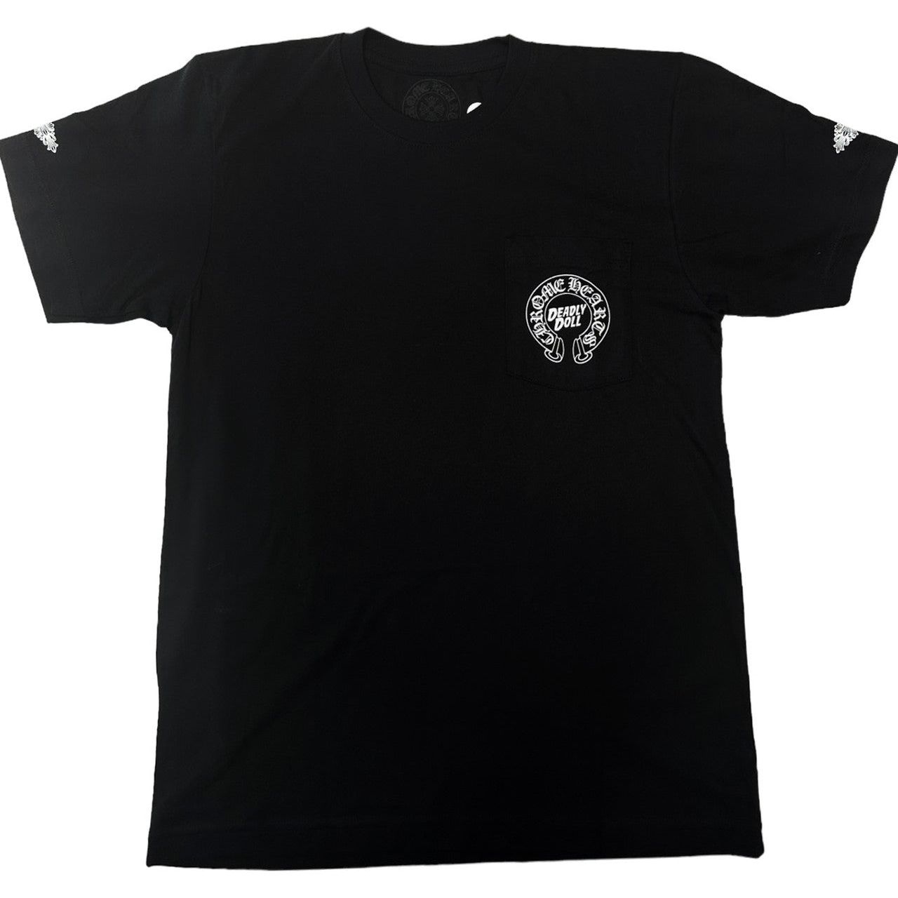 Chrome Hearts Deadly Doll Horseshoe T-Shirt Black (2) Chrome Hearts Deadly Doll Horseshoe T Shirt Black (2) | Fragment Clothing Streetwear