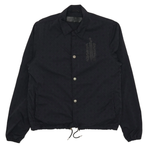 Chrome Hearts Eye Chart Logo Monogram Coach Jacket Black (1) | Fragment Clothing Streetwear