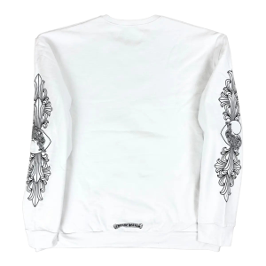 Chrome Hearts Love You Crewneck Sweatshirt White | Fragment Clothing - View 2