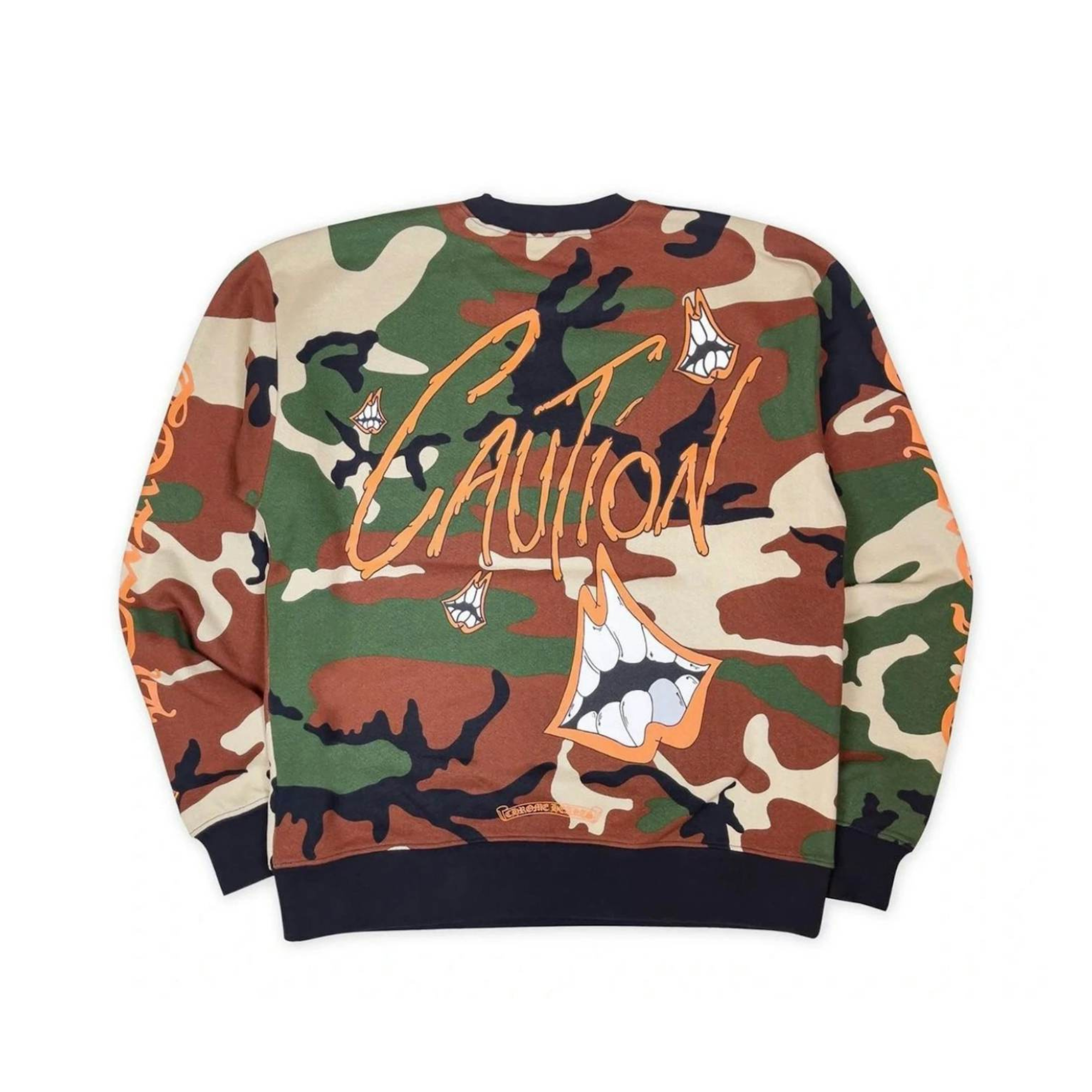 Chrome Hearts Matty Boy Caution Crewneck Chrome Hearts Matty Boy Caution Crewneck | Fragment Clothing