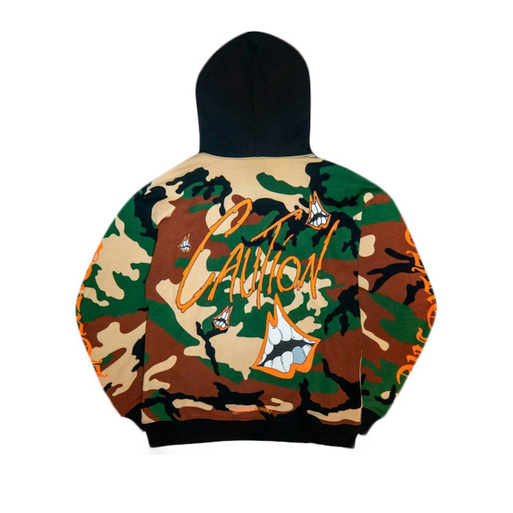Chrome Hearts Matty Boy Caution Hoodie Camo Chrome Hearts Matty Boy Caution Hoodie Camo | Fragment Clothing Streetwear