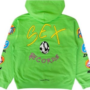 Chrome Hearts Matty Boy Sex Records Hoodie Citrus | Fragment Clothing - View 2