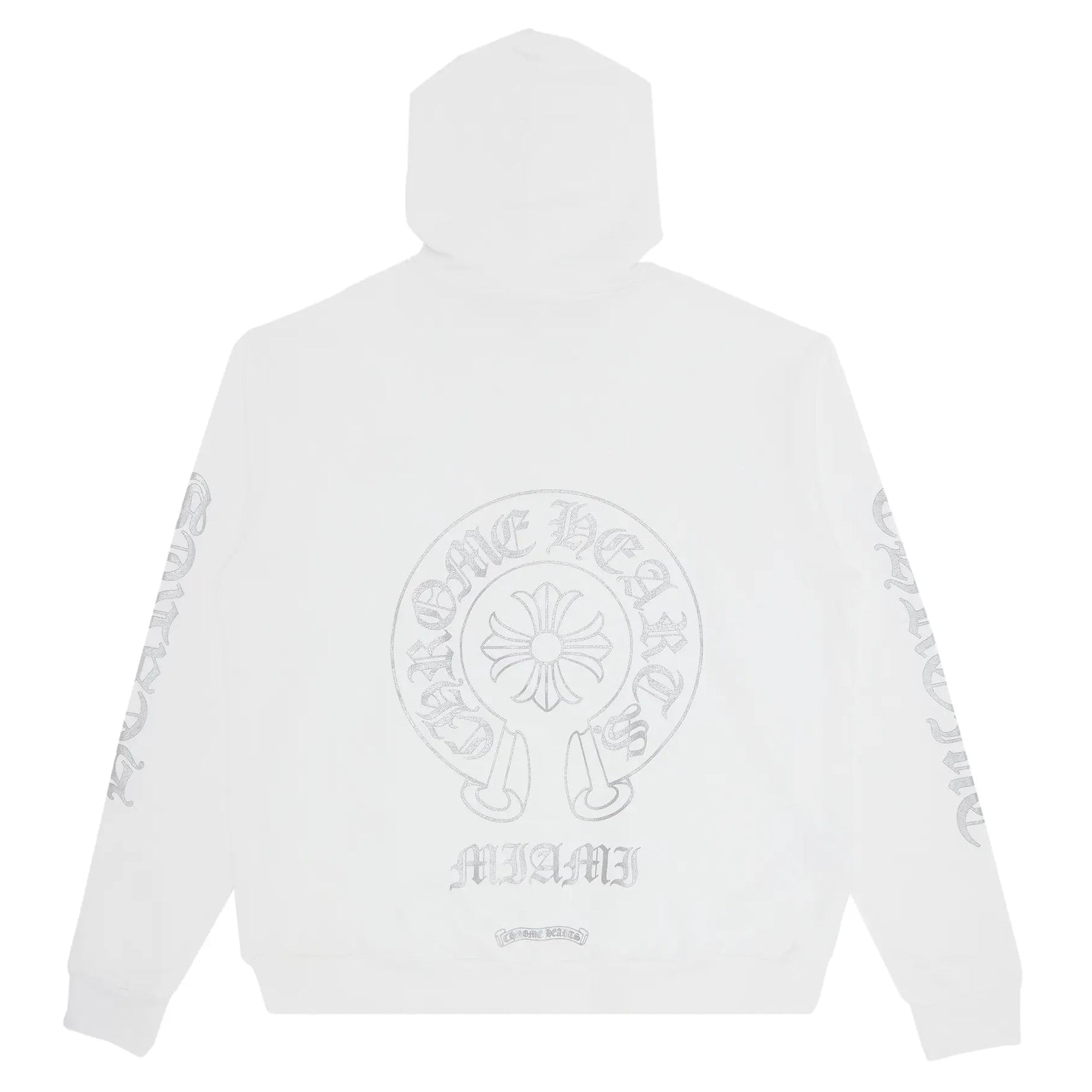 Chrome Hearts Miami Exclusive Horseshoe Hoodie White (1) Chrome Hearts Miami Exclusive Horseshoe Hoodie White (1) | Fragment Clothing Streetwear