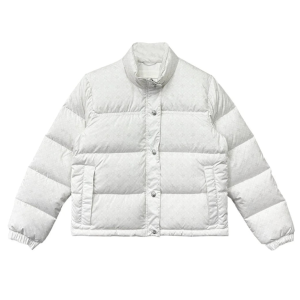 Chrome Hearts Monogram Cross Puffer Down Jacket White (1) | Fragment Clothing Streetwear