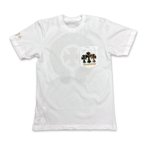 Chrome Hearts Triple Cross Horseshoe T Shirt WhiteCamo (1) | Fragment Clothing Streetwear