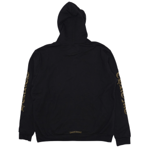 Chrome Hearts Vertical Logo Zip-Up Hoodie Black | Fragment Clothing - View 2