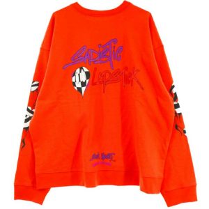 Chrome Hearts x Matty Boy PPO U HD PLVR Red Sweatshirt | Fragment Clothing - View 2