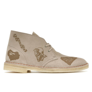 Clarks Desert Boot Bape Grey Embossed | Fragment Clothing