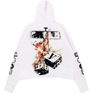 Crash the Whip Hoodie With Dice | Fragment Clothing - View 2