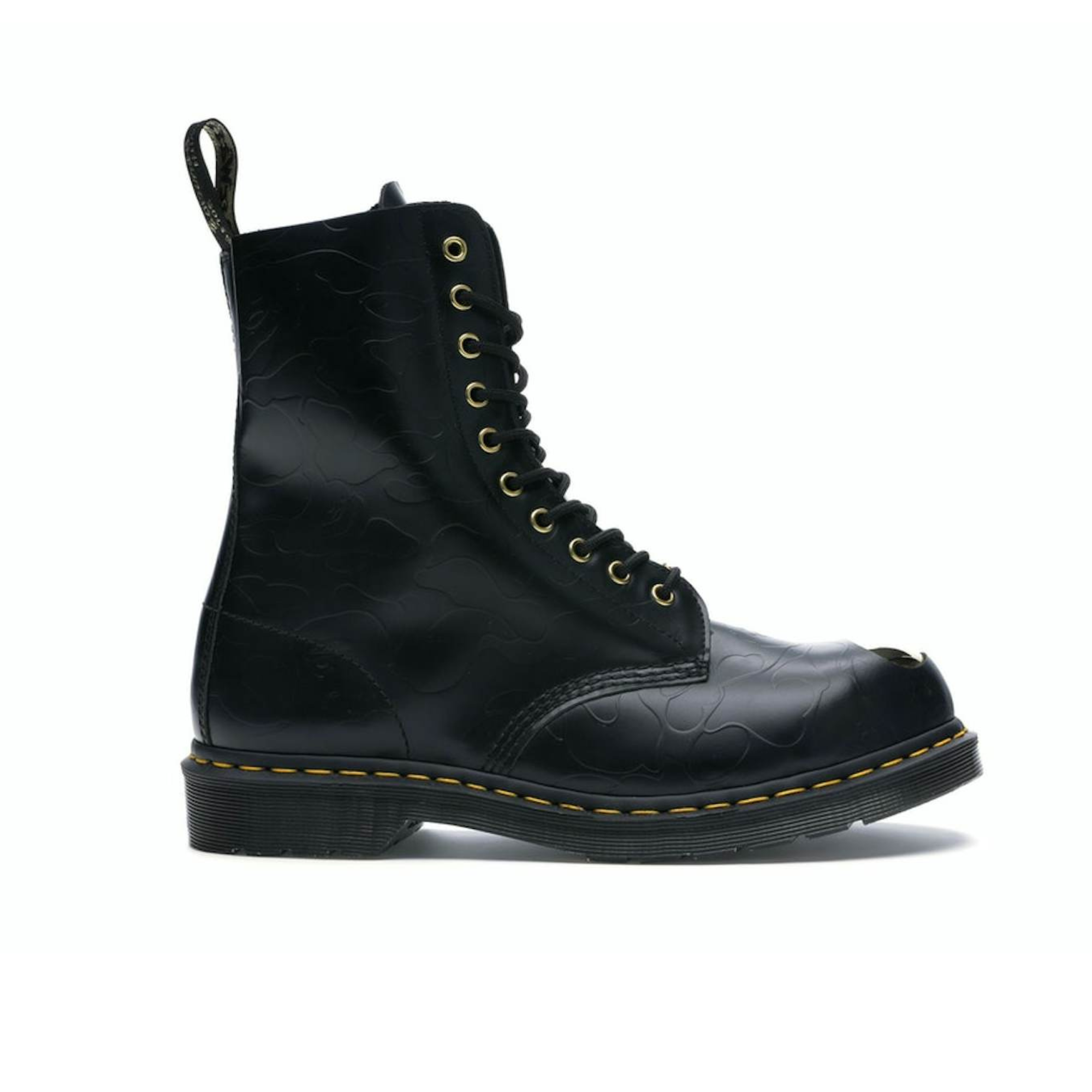Dr. Martens 1490 Bape Black Smooth Emboss (1) Dr. Martens 1490 Bape Black Smooth Emboss (1) | Fragment Clothing