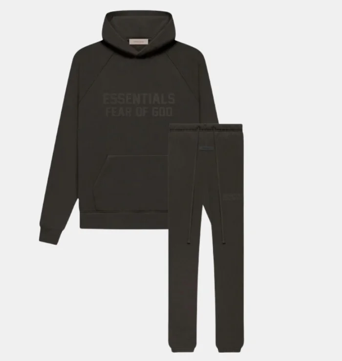 Essentials Fear of God Off Black Tracksuit Essentials Fear of God Off Black Tracksuit | Fragment Clothing Streetwear