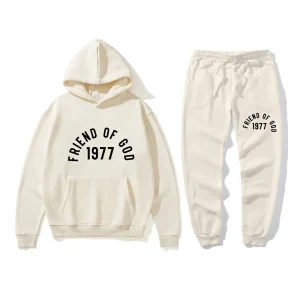 Essentials Friend Of God 1977 Tracksuit Off White | Fragment Clothing Streetwear