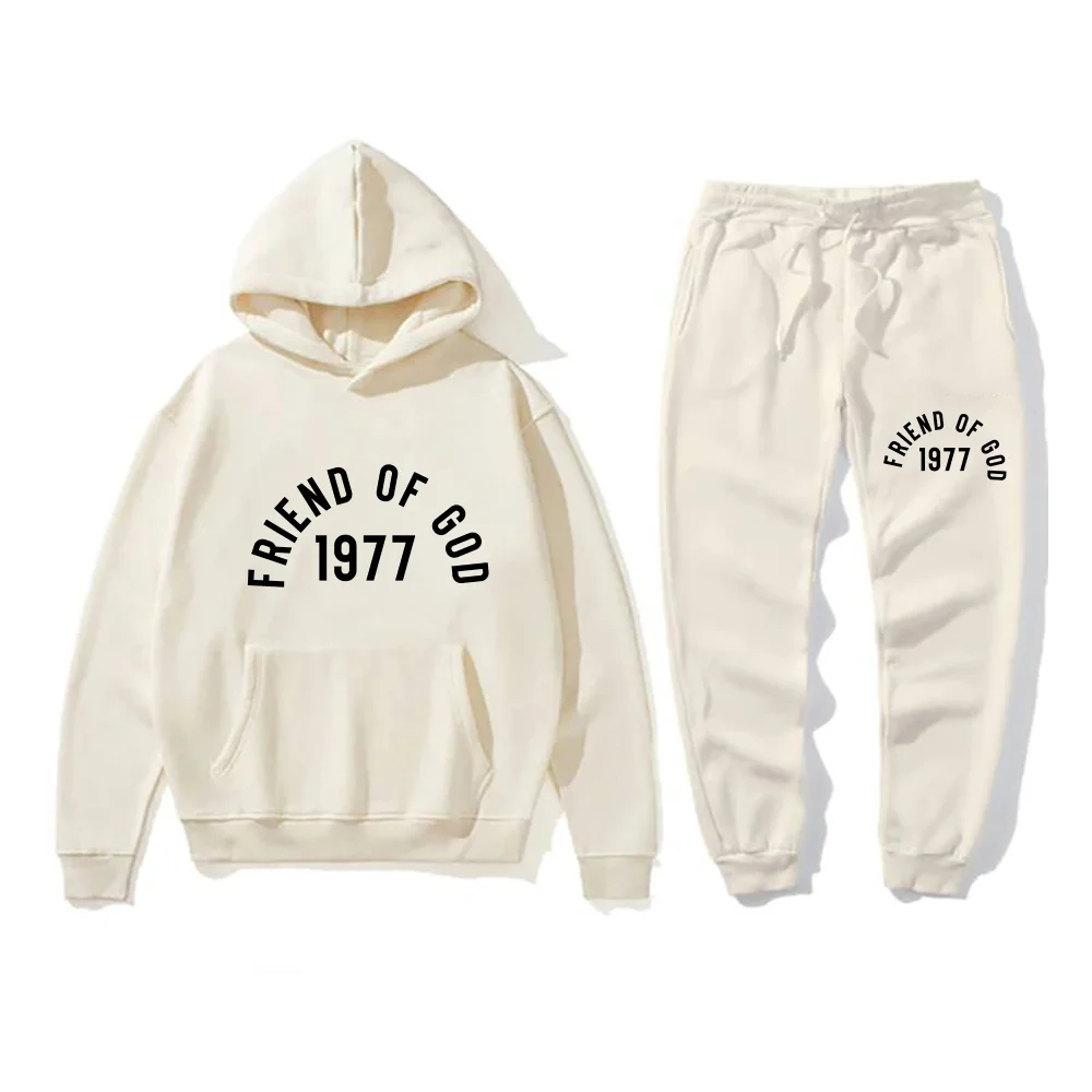 Essentials Friend Of God 1977 Tracksuit Off White Essentials Friend Of God 1977 Tracksuit Off White | Fragment Clothing Streetwear