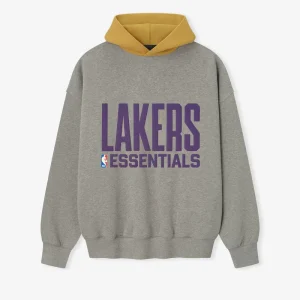 Essentials Lakers Hoodie | Fragment Clothing Streetwear